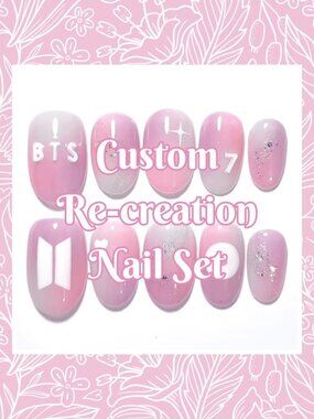 💅 Custom Re-Creation Press-On Nails (Made to Order)
